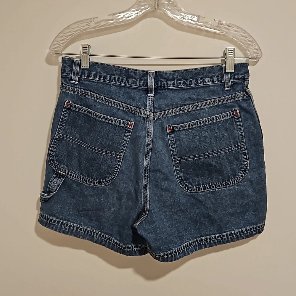 GAP carpenter style faded denim shorts size 6 EUC - Picture 3 of 9